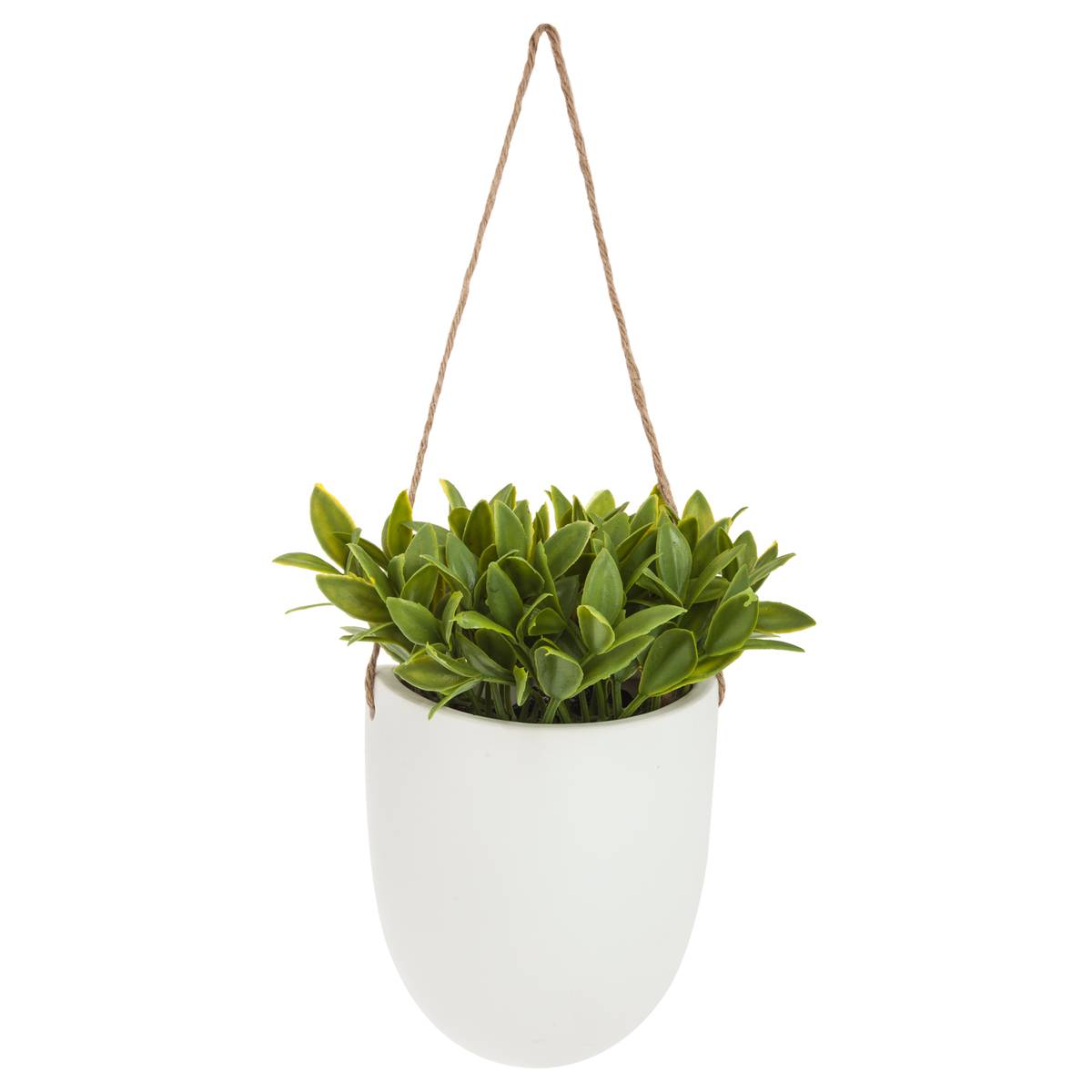 Plante Artificielle À Suspendre Pot Céramique H20cm Multicolore - Atmosphera Créateur d'intérieur - 2