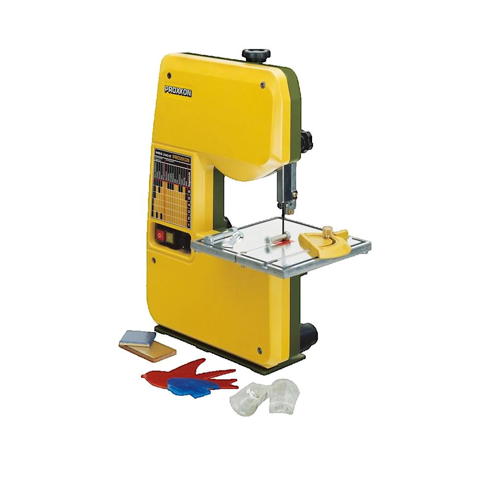 Piła taśmowa Proxxon MB240/E Micro - stół roboczy 200 x 200 mm