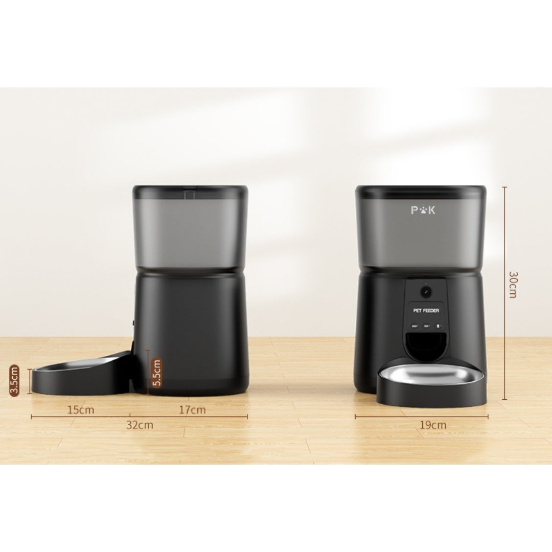 1080P WIFI 2,4 GHz Connexion,Distributeur de Croquettes 4L pour Chats/Chiens ,vision nocturne Adaptateur Secteur/Batterie,APP-contrôle - 8