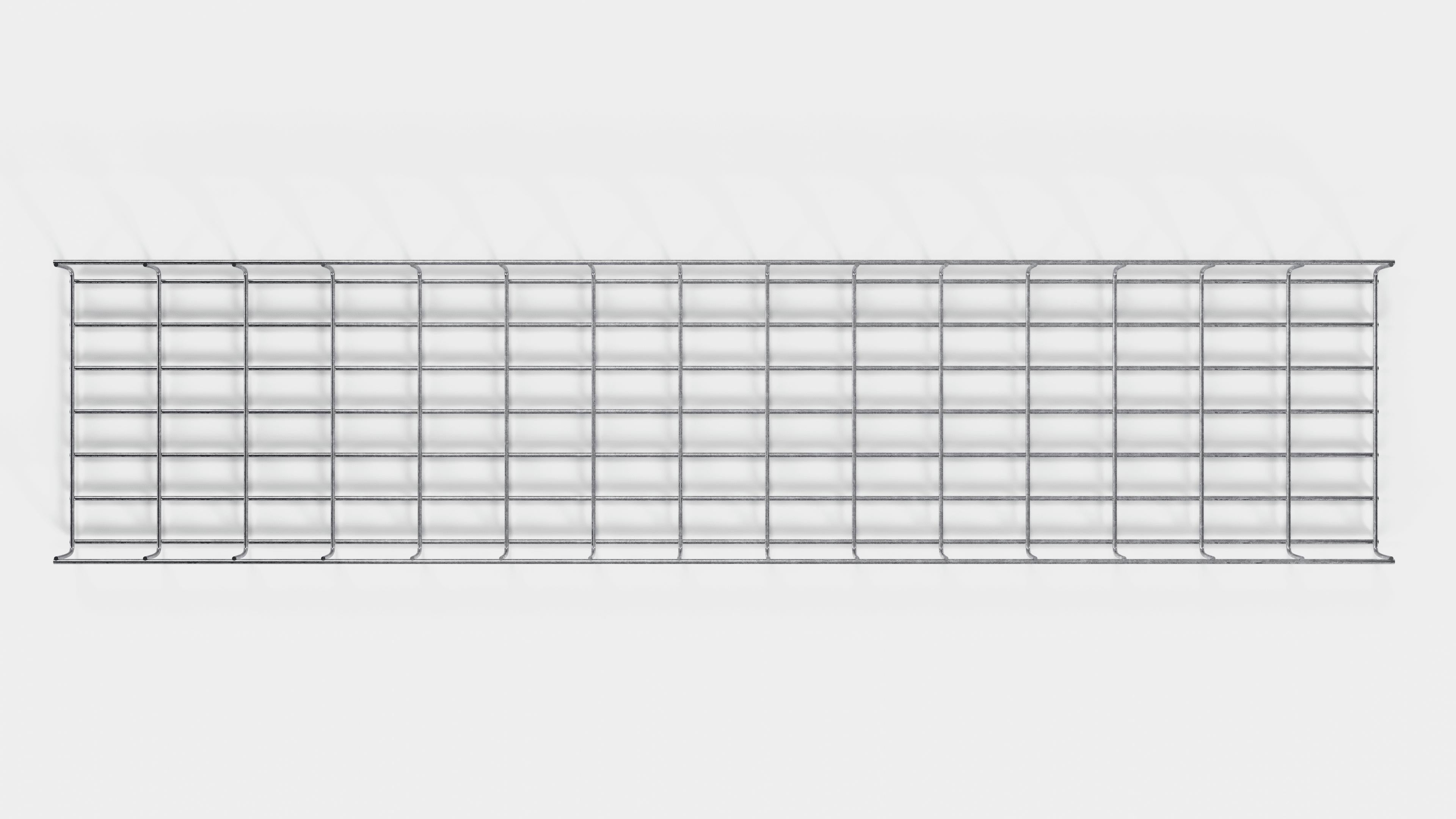 Gabiona - Canalina per cavi Lunghezza 29 cm Profondità 5 cm Dimensione maglia 5 x 10 cm - Dimensioni: 29 cm x 150 cm - 9