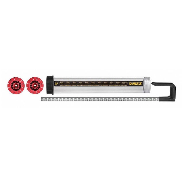 Tube transparent pour pistolet à mastic 600 ml DeWalt