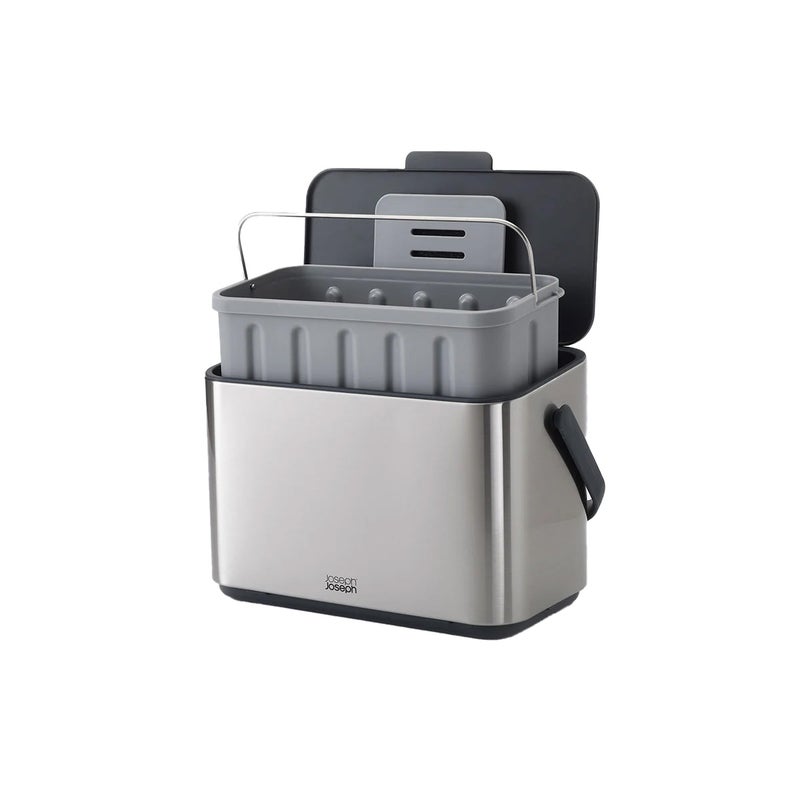 Pojemnik na odpady spożywcze Collect™ o pojemności 4 litrów ze stali nierdzewnej