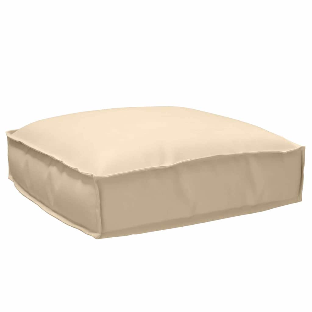 Juego de Cojines para Palets Tela Oxford Beige 50 x 50 x 12 cm vidaXL - 2