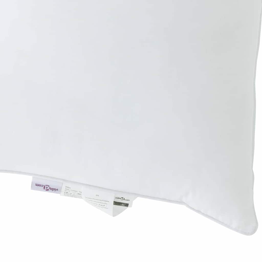 Couette avec oreiller 2 pcs | Duvet Blanc 135 x 220 cm Microfibre - 8