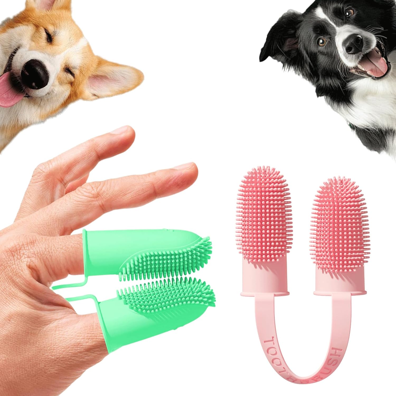 Cepillos de dientes para perros y gatos adecuados para perros
