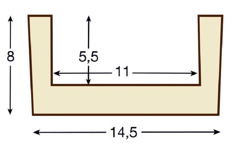 Viga Imitación Madera 14.5cm de ancho x 8cm de alto x 3m de largo color Decape medio decorativa de poliuretano VU0009D-M - 4