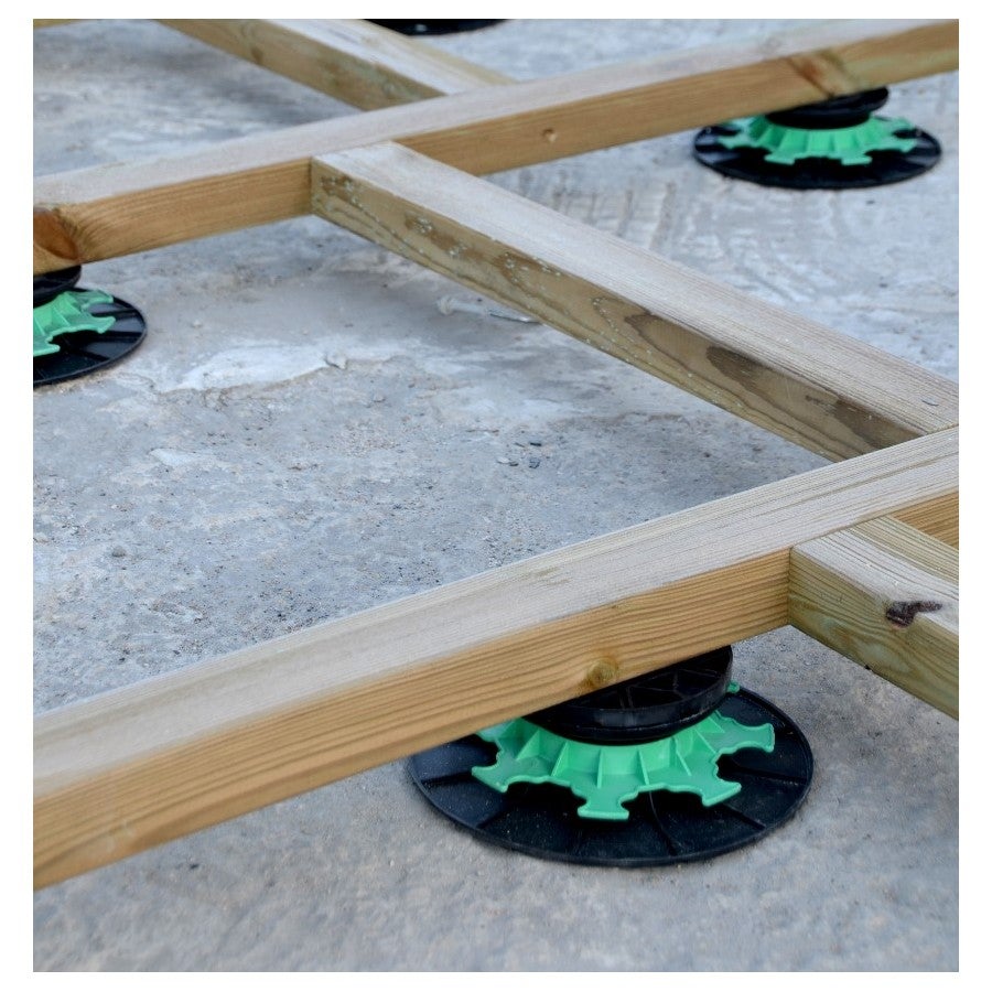 Plot terrasse pour lambourde réglable 40/60 mm JOUPLAST - 4