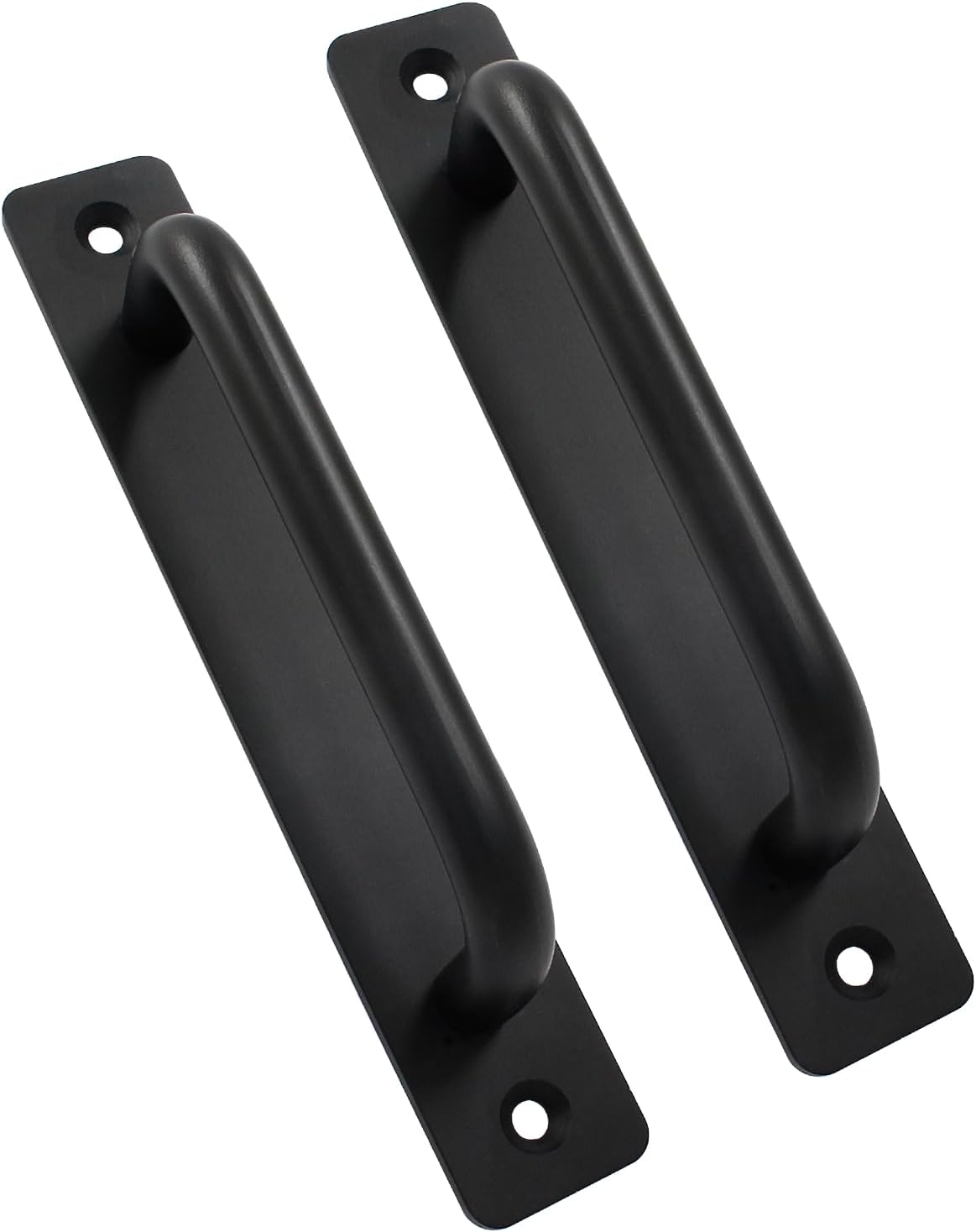 Uchwyt do drzwi szafkowych ze stopu aluminium, rozstaw otworów 160 mm, 2 sztuki, czarny