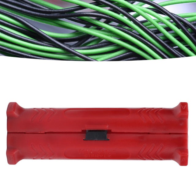 Pince à dénuder pour câble coaxial à gaine isolée, double extrémité, outil manuel de dénudage de fils Ethernet MT-1660