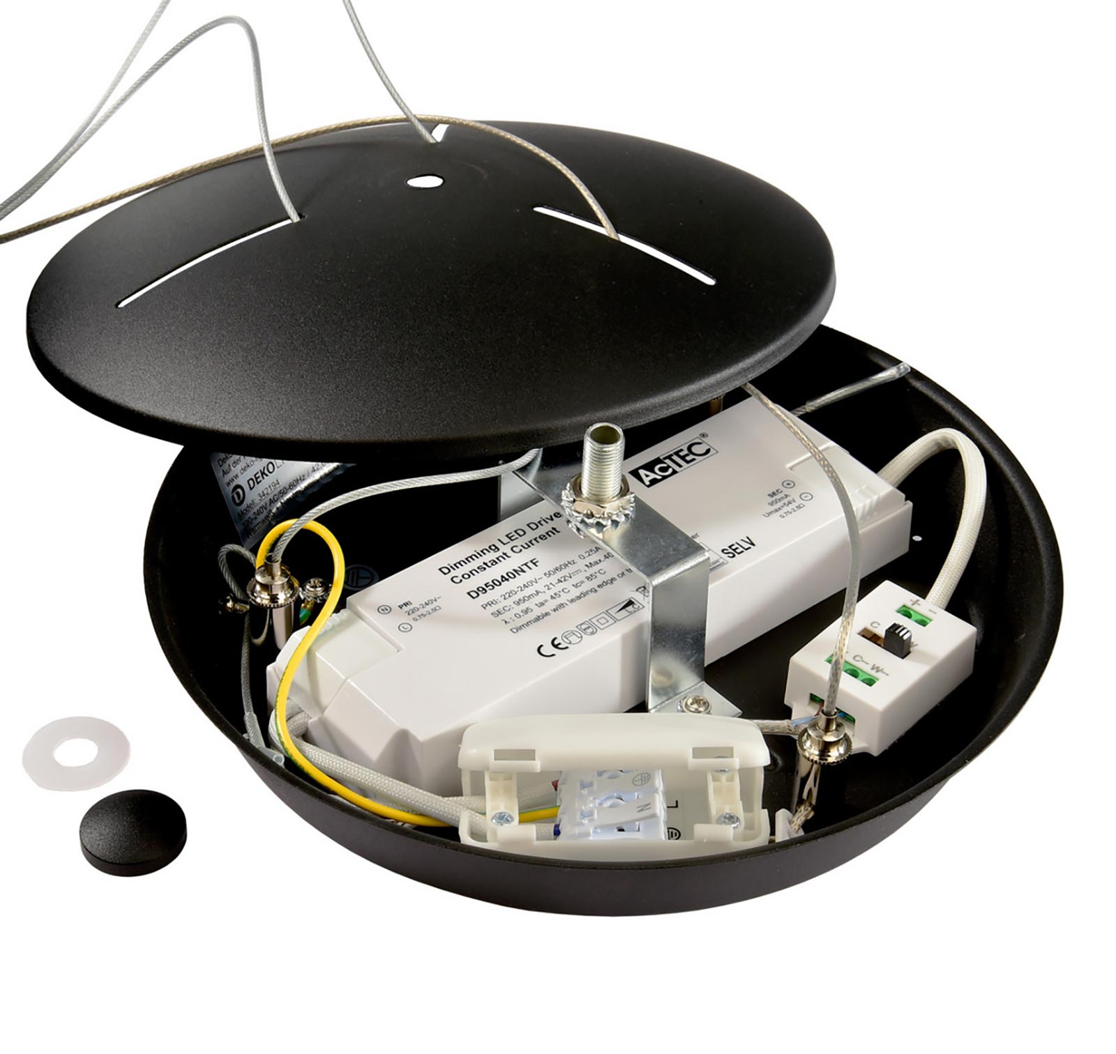 60W AR111 LED double spot encastré 60W plafonniers 230V 5400lm COULEUR BLANCHE 6000K LUMIÈRE - 5