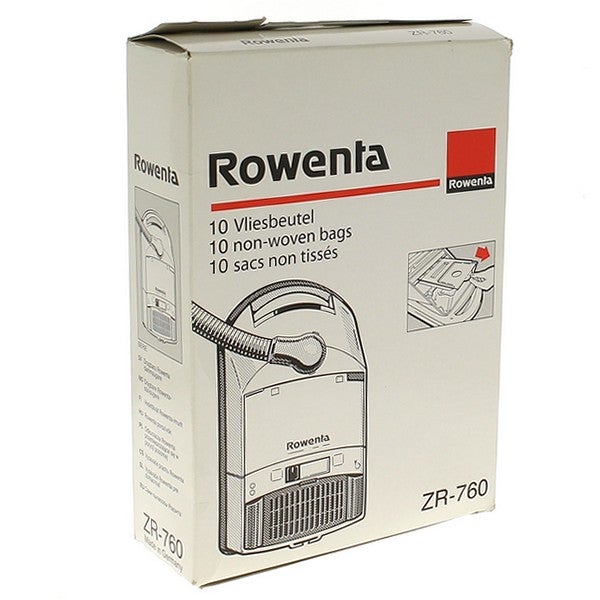 Dustwave® 10 Sacchetti per aspirapolvere in microfibra per Rowenta RU 101 - altamente efficienti con chiusura igienica - Made in Germany