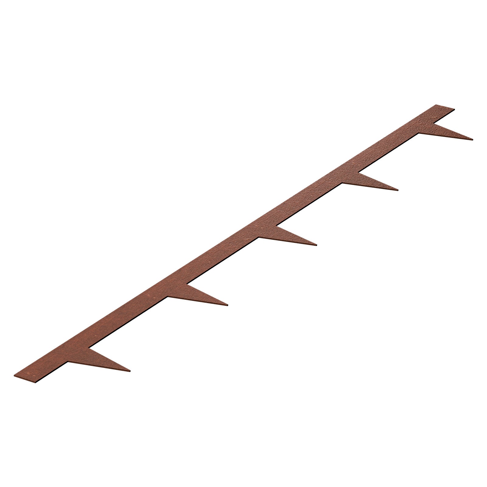 Bordures de Jardin Lot de 10 SucceBuy en Acier 1016×114 mm, Bordures Métalliques Flexibles et Antirouille, Idéales pour Pelouse, Allée et Parterre - 3