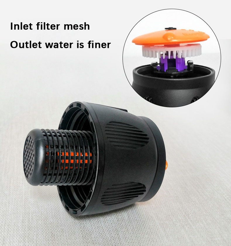 2 ensembles d'arroseurs à trépied rotatifs à 360°, arroseur pour jardin et pelouse, dispositif d'infiltration pour irrigation goutte à goutte - 3