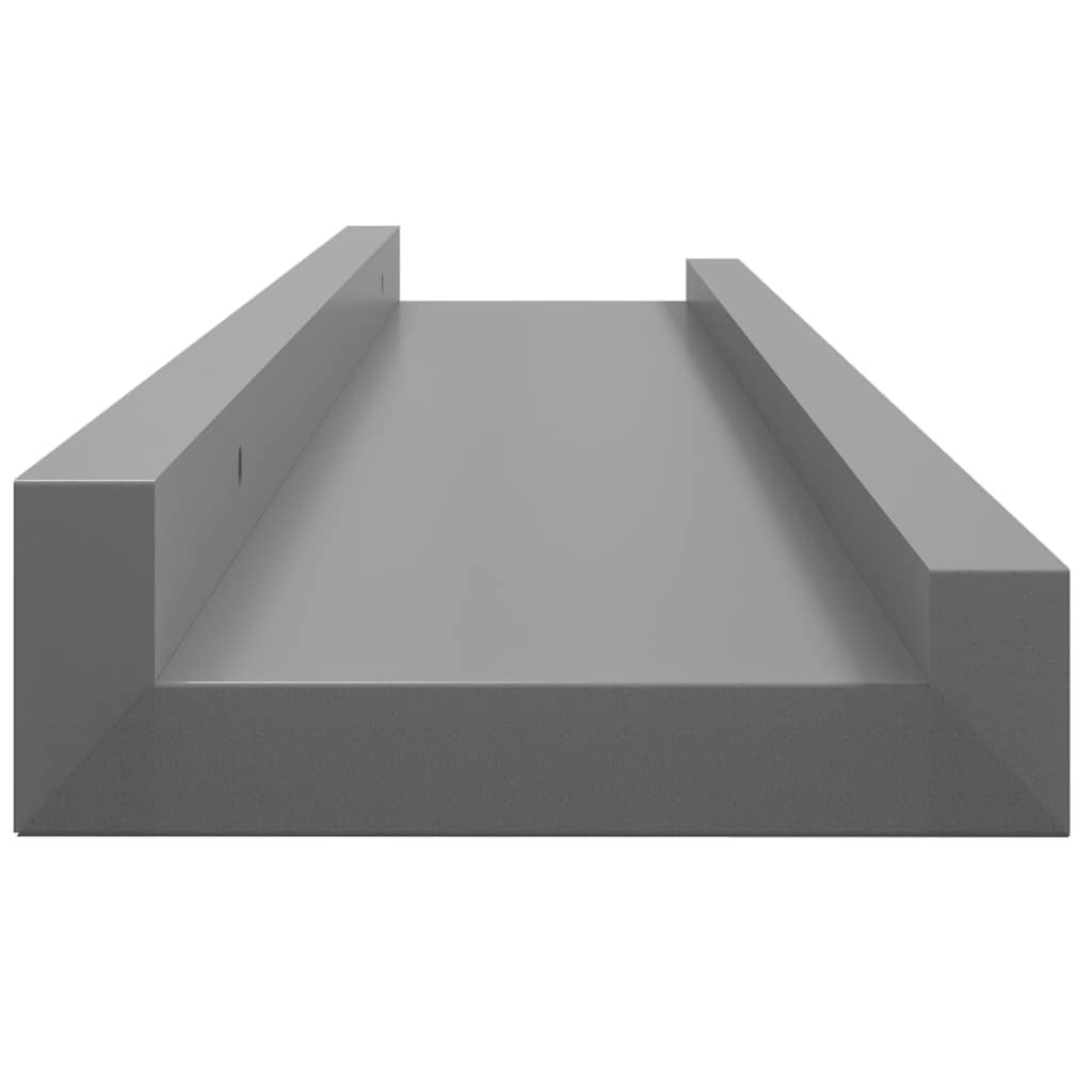 Étagères murales 4 pcs Gris 60x9x3 cm vidaXL - 7