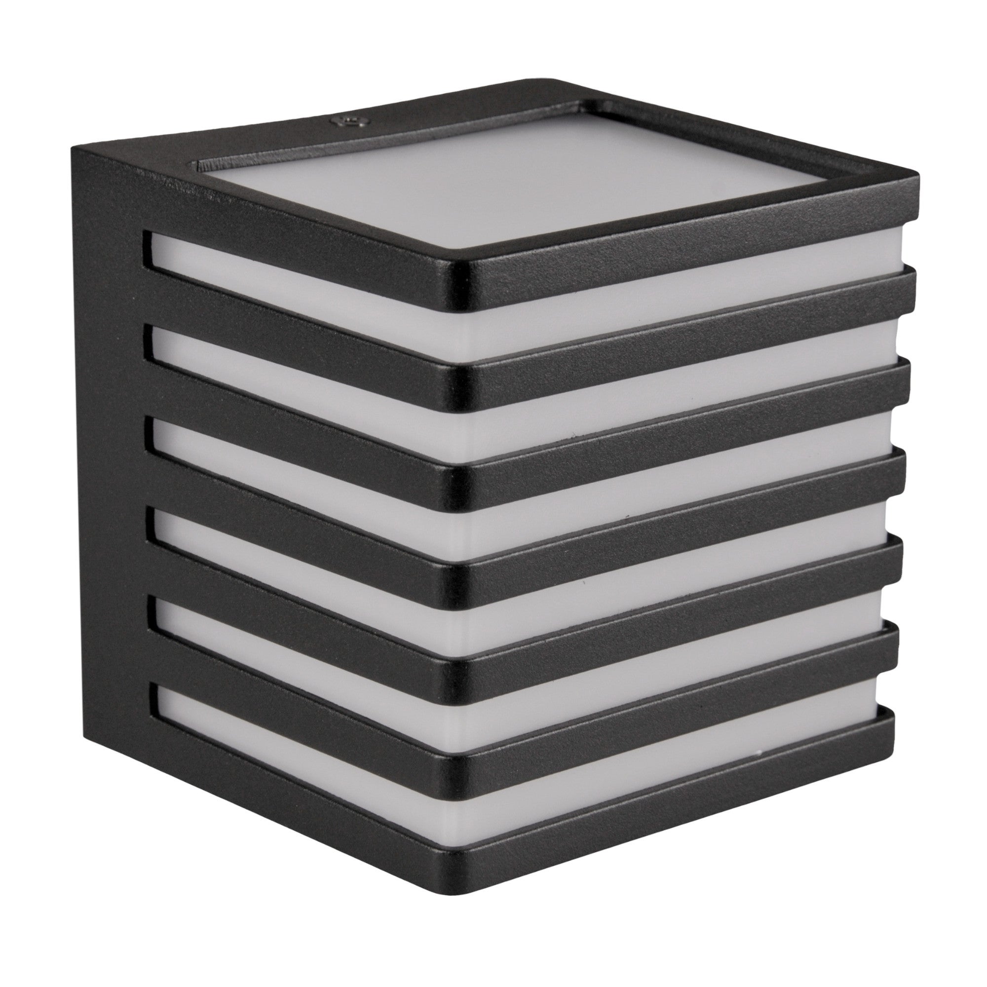 Kinkiet zewnętrzny MAXWELL LED 10W Neutralna biel 1000lm czarno-mleczny wym: 11x11x10 cm IP54 Polux