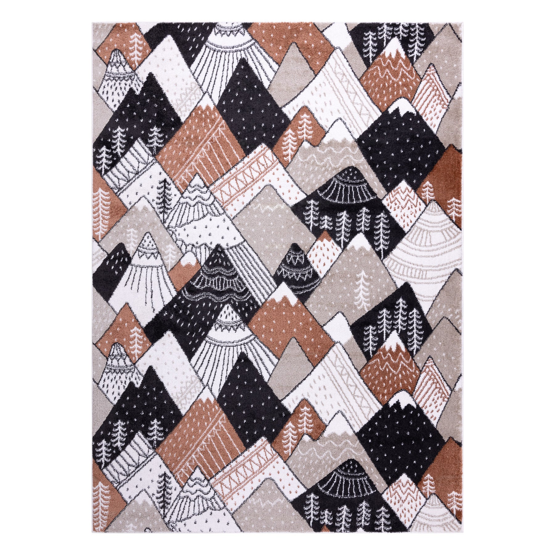 Dywan FUN Tops dla dzieci, góry, szczyty krem 200x290 cm - 2