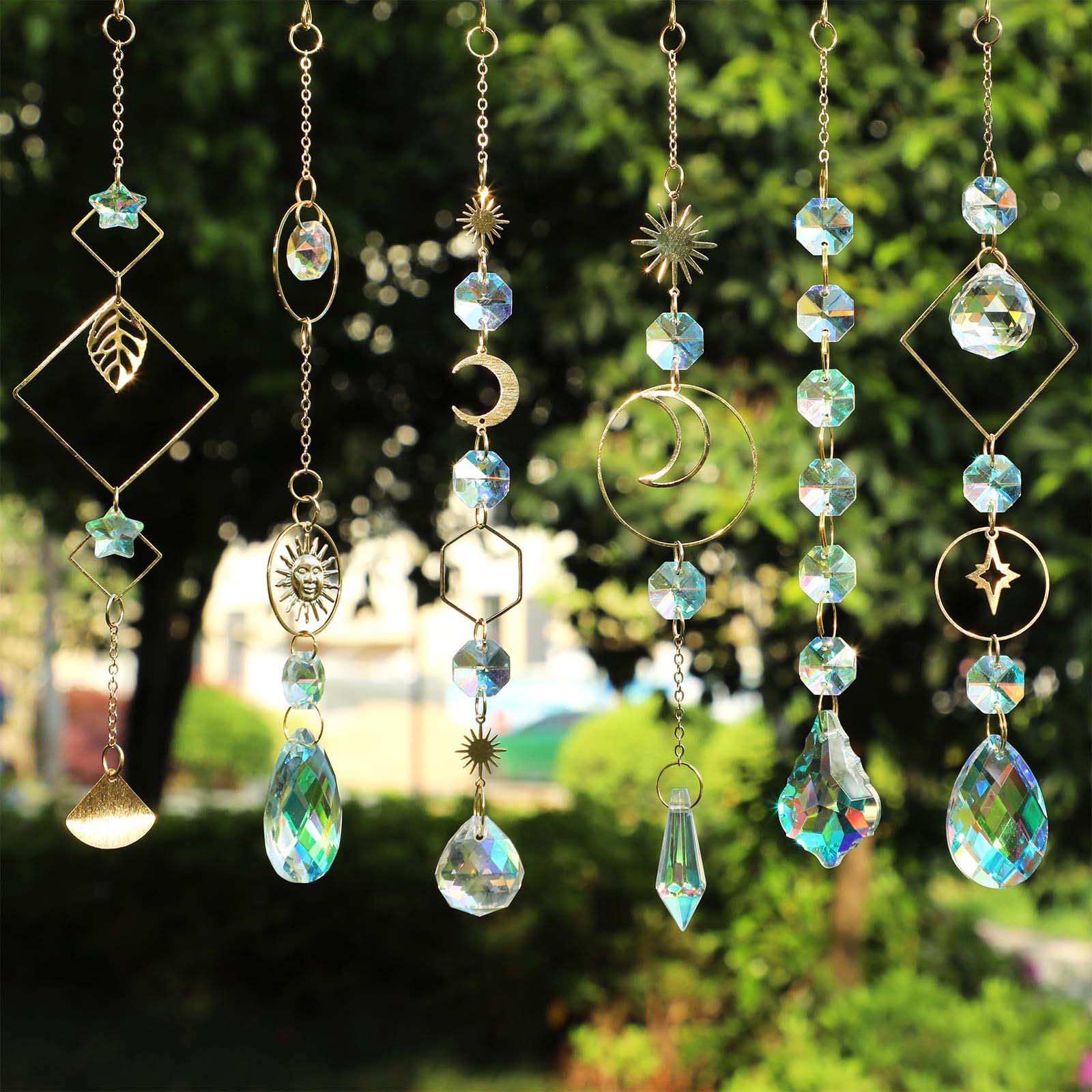 Kit DIY 400 pièces suncatchers pour adultes, matériel d’art créatif, cristaux et prismes suspendus, décoration intérieure lumineuse - 7