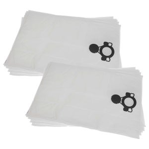 vhbw 10x bolsa compatible con Miele S930, S938, Art, S920, S926, S928 aspiradora - vellón micro, 28 cm x 20 cm blanco