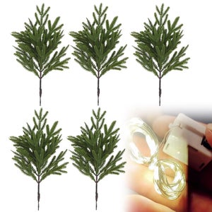 Therlan Luci Di Natale A LED Per Finestre - 3 Pezzi Con Telecomando, Timer E 8 Modalità Di Luce - Decorazioni Natalizie A Batteria Impermeabili IP44 Per Interni Ed Esterni