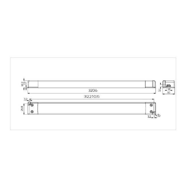 Alimentatore Snappy Ultra Sottile IP20 100W 24V – Per Strisce LED E Apparecchi A 24V