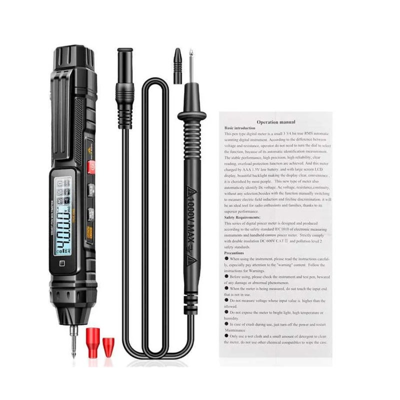 Multimetr cęgowy ANENG A3005 (standardowy czarny)