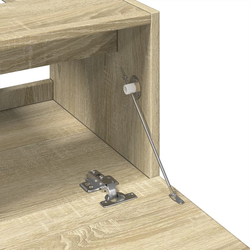 Armoire d'évier chêne sonoma 40x37x59 cm bois d'ingénierie - COMFORTXL - 8