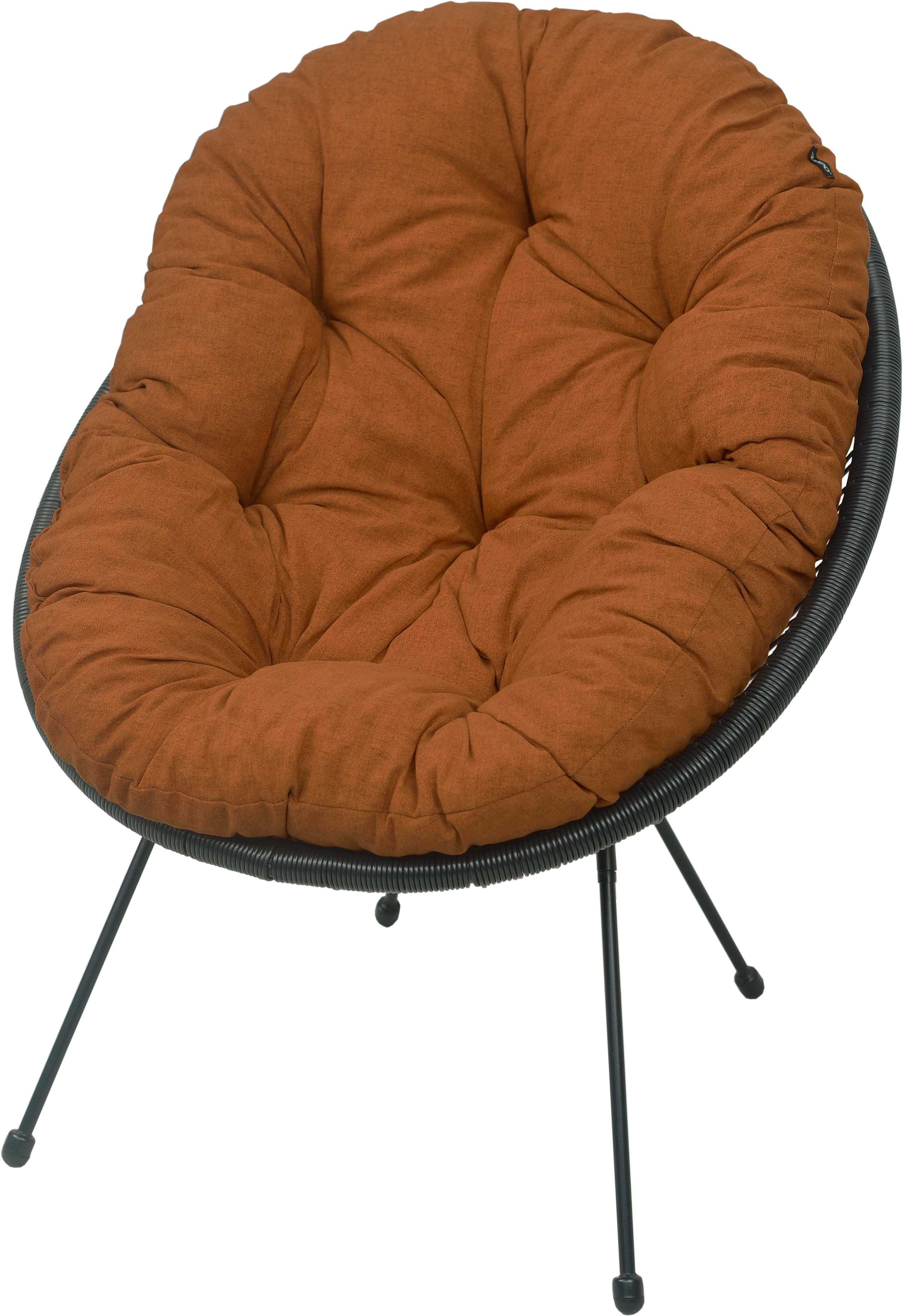 Poduszka na fotel żyłkowy krzesło Acapulco AMPO koniak 1 szt.