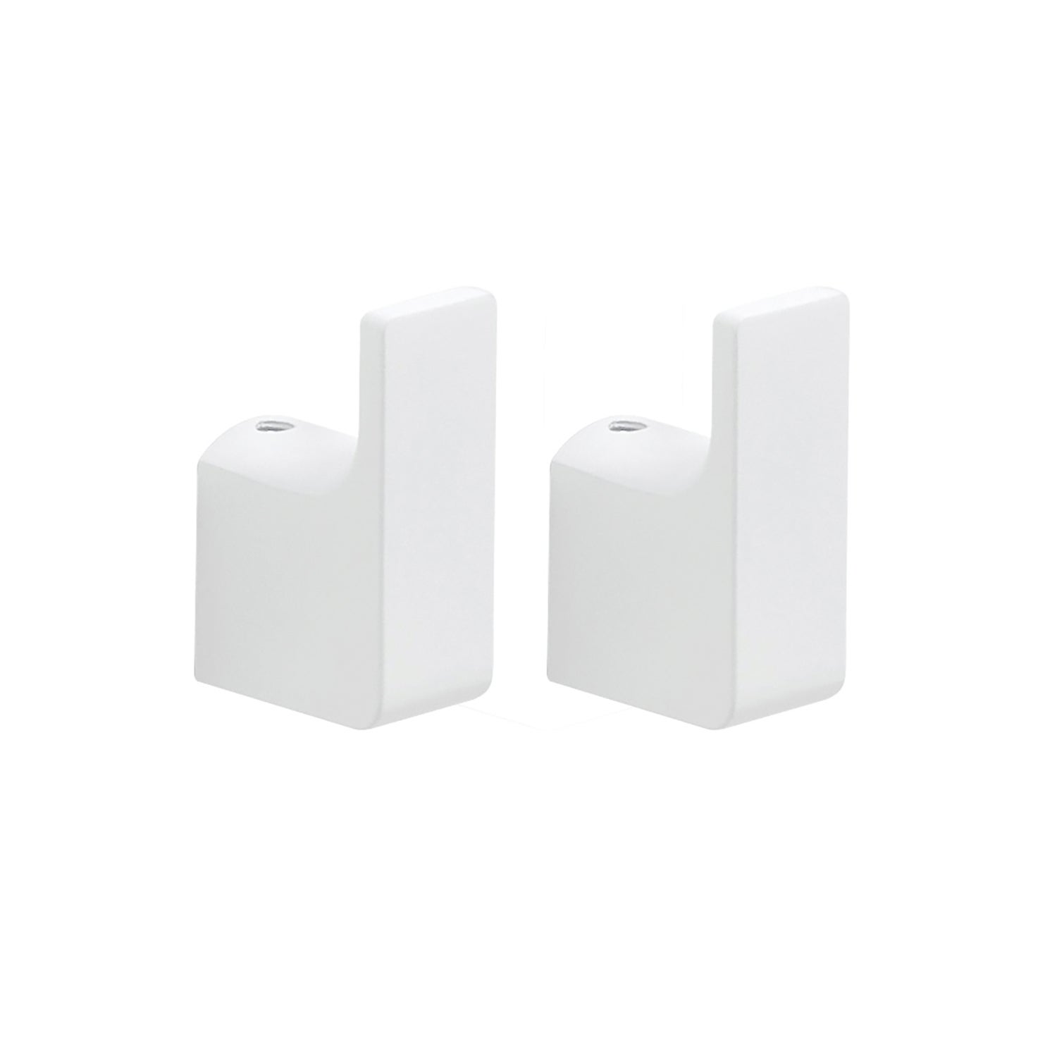 Support Adhésif Blanc Pour Serviette – Prise Simple, Onestopdiy, 30 Mm De Profondeur