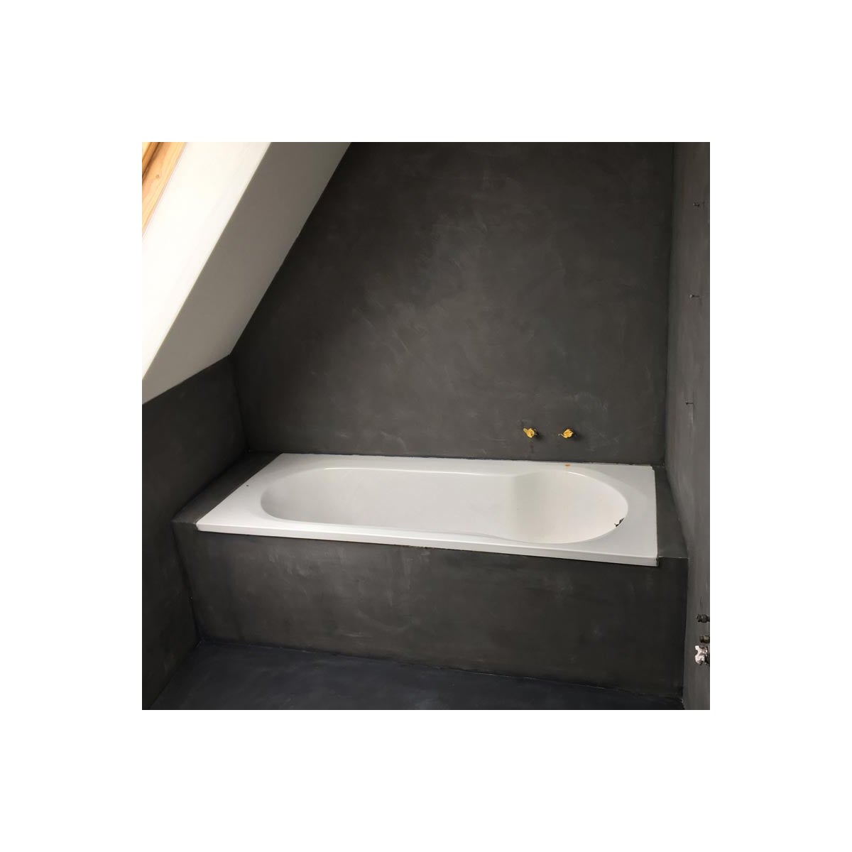 Microcemento bagno e doccia: microcemento impermeabile - 2 m² (in 2 strati) Flanella Grigio Scuro - ARCANE INDUSTRIES - 9