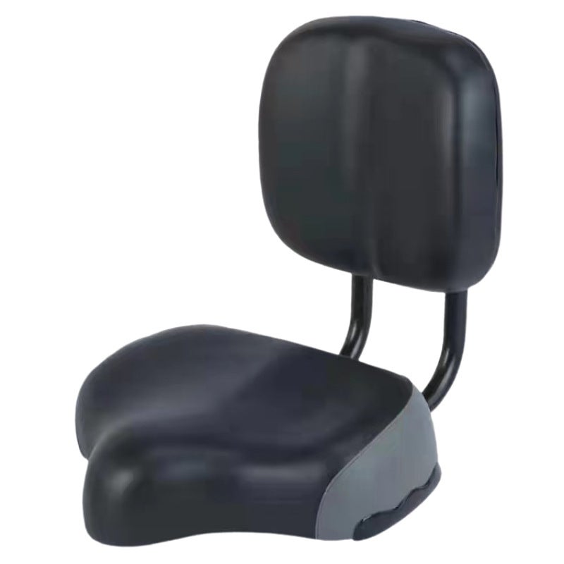 Selle De Vélo Surdimensionnée Avec Dossier - Siège Confortable Universel Pour Vélo, VTT, Vélo Électrique