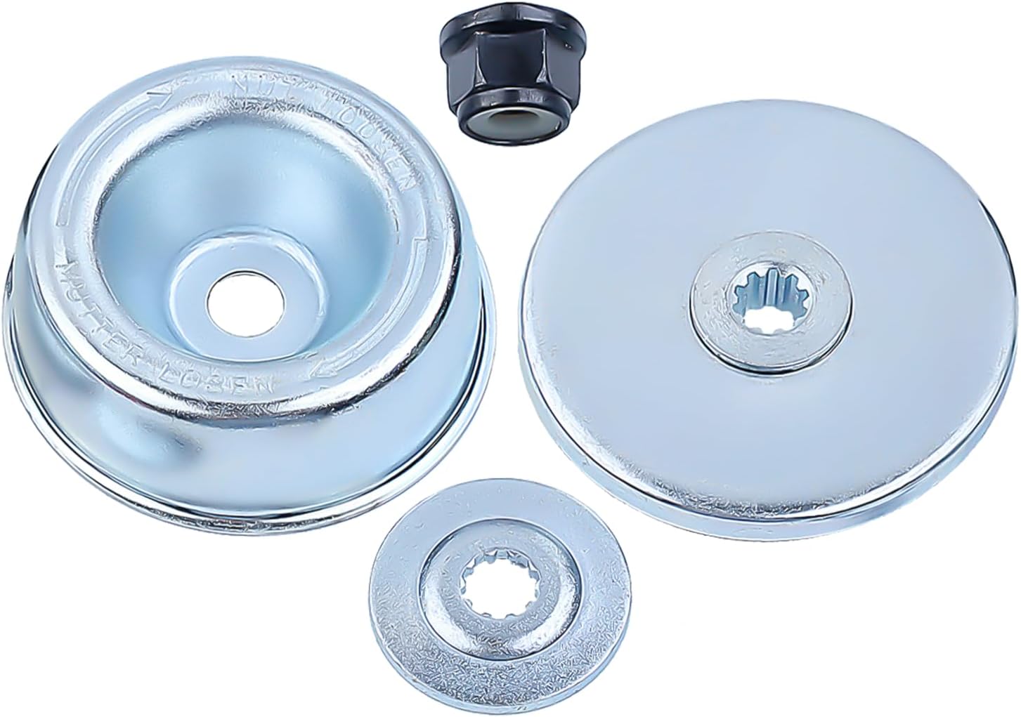 Adapter do ostrza podkaszarki STIHL FS55, FS36, FS44, FS56, FS80 - Zestaw 4 w 1 z nakrętką i podkładką