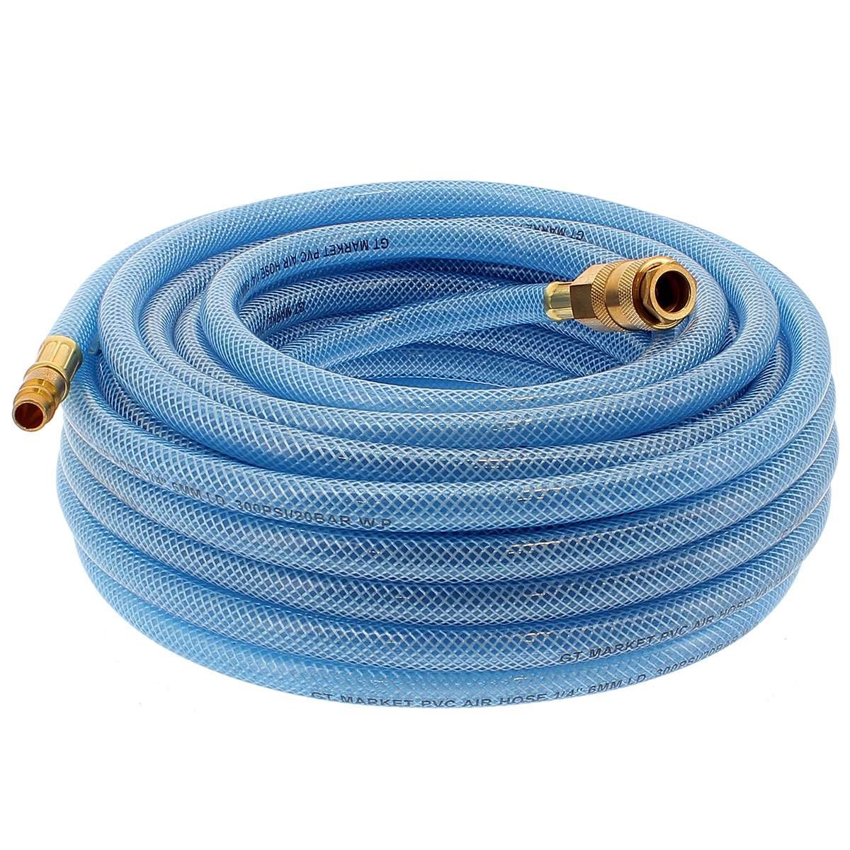 Lot De 2 Tuyaux à Air Comprimé Pour Camion – 4,5 M, Filetage M16, Polyuréthane (jaune Et Rouge)