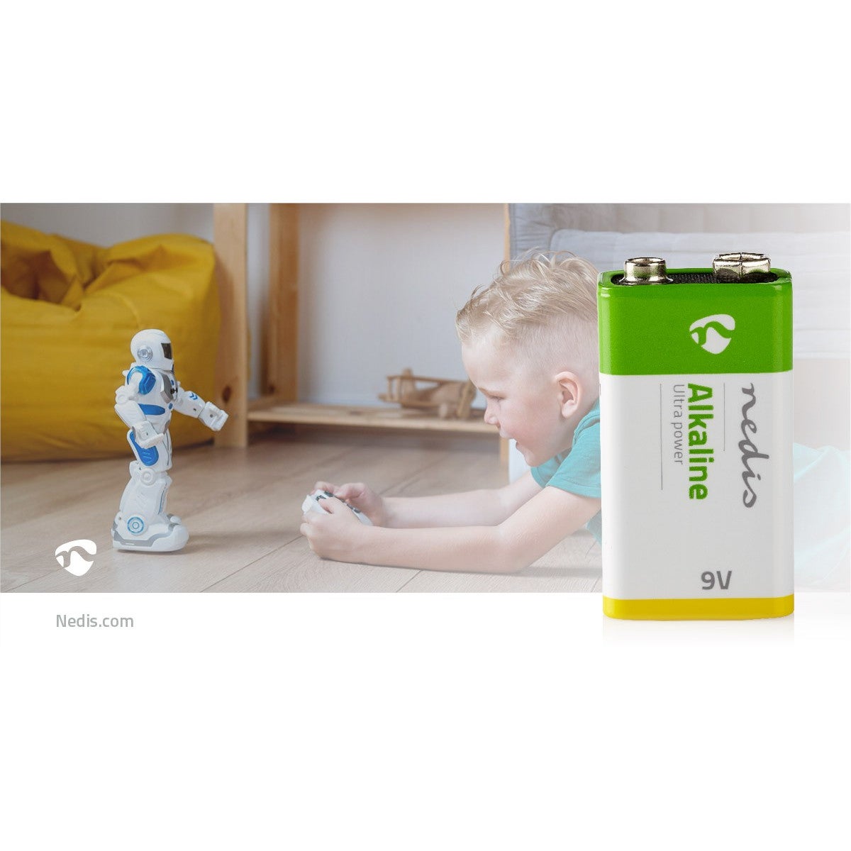 NEDIS Pile Alcaline 9 V 1 pièce Blister - 4