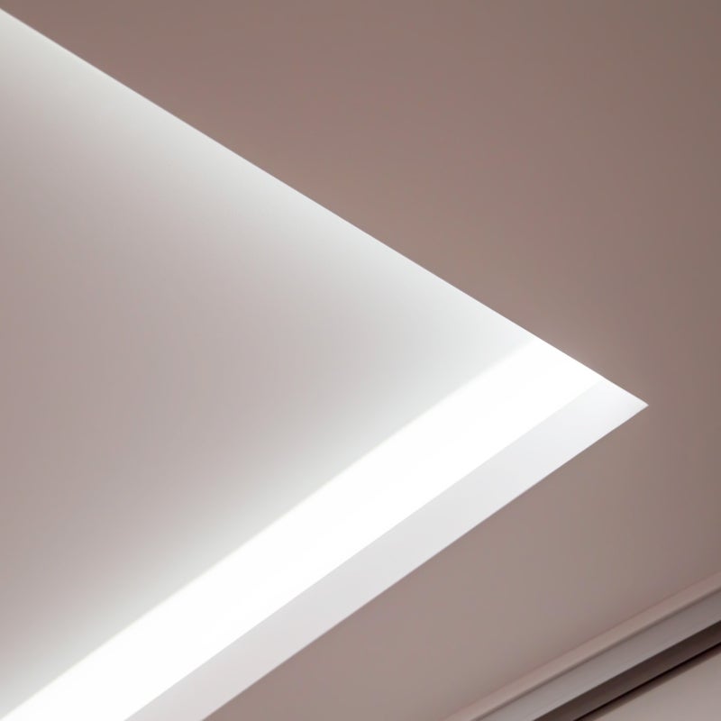 Profilo in alluminio bianco da 2 m per l'integrazione del controsoffitto Striscia LED - SILAMP - 4