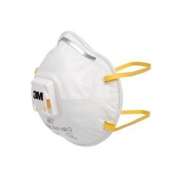 Masque 3M 8812 anti-poussière FFP1 avec soupape x 10 - 5