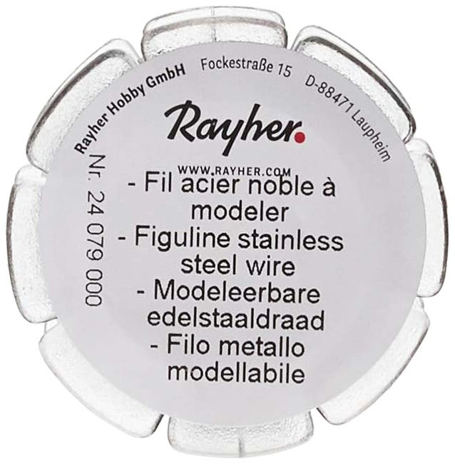 Creative-Beads Filo In Acciaio Inox, 0,5 Mm, Rotolo Da 100 M - Foto 3