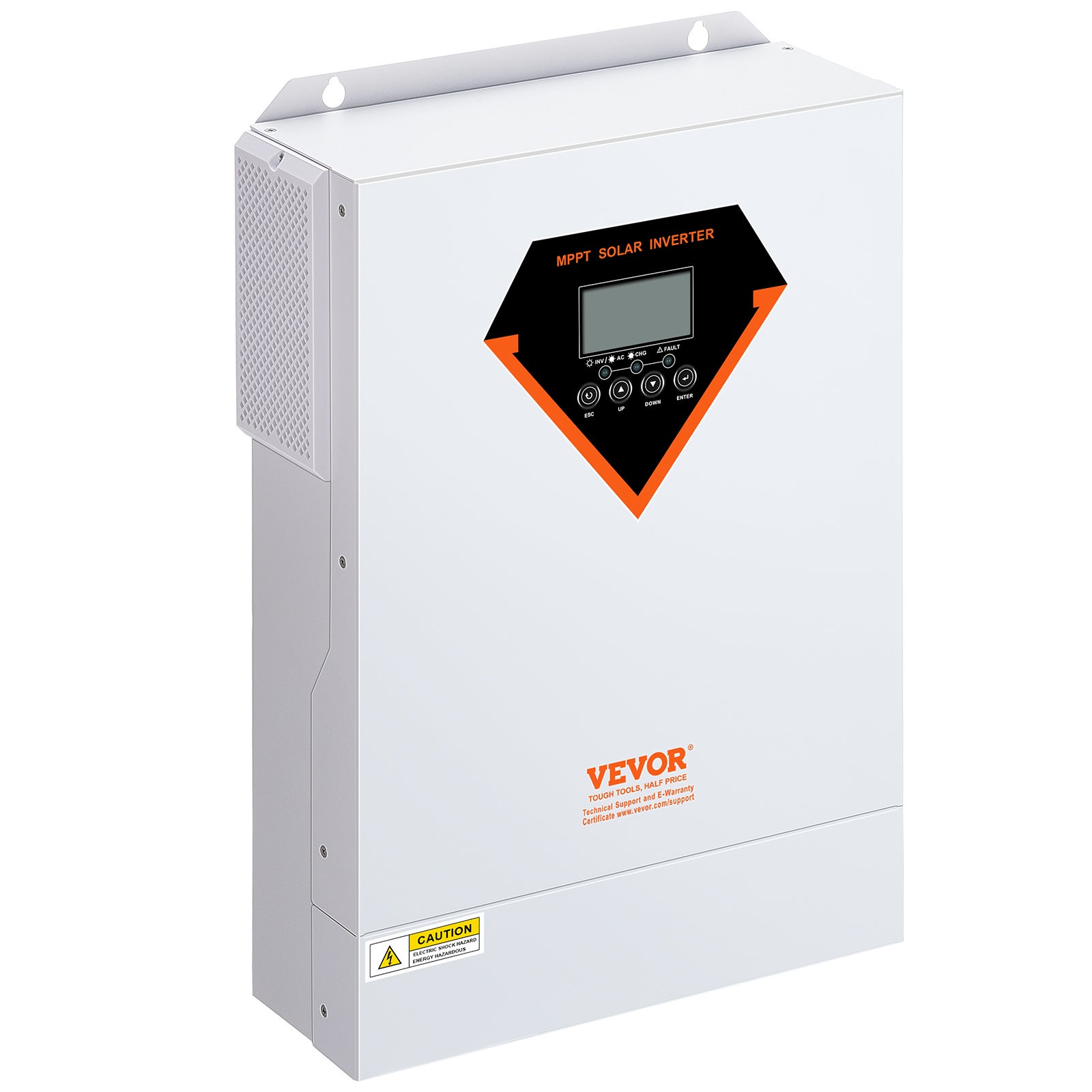 5500W onduleur solaire hybride, onde sinusoïdale pure hors réseau, 230V AC, contrôleur de charge solaire MPPT 100A intégré, charge hybride SucceBuy - 8