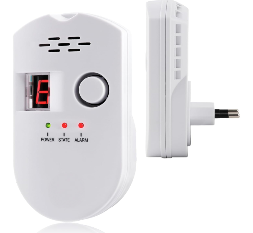 Détecteur Fuite Gaz LPG/Naturel Alarme Sonore & Affichage LED — free download