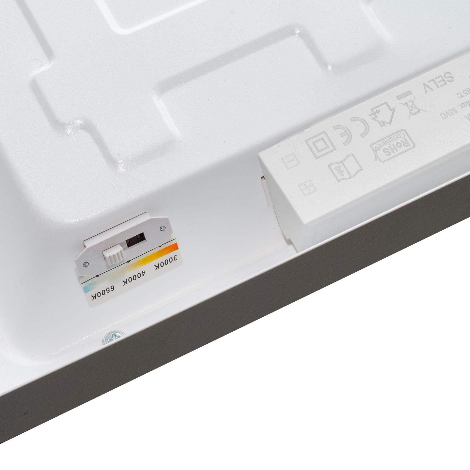 Plafoniera LED Rettangolare 120x30cm - 40W, 4880 Lumen, Temperatura Regolabile 3000K-6500K, Per Interni - Foto 4