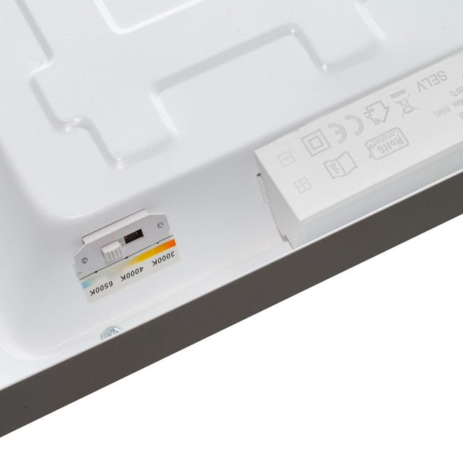 Plafoniera LED Rettangolare 120x30cm - 40W, 4880 Lumen, Temperatura Regolabile 3000K-6500K, Per Interni - Foto 4