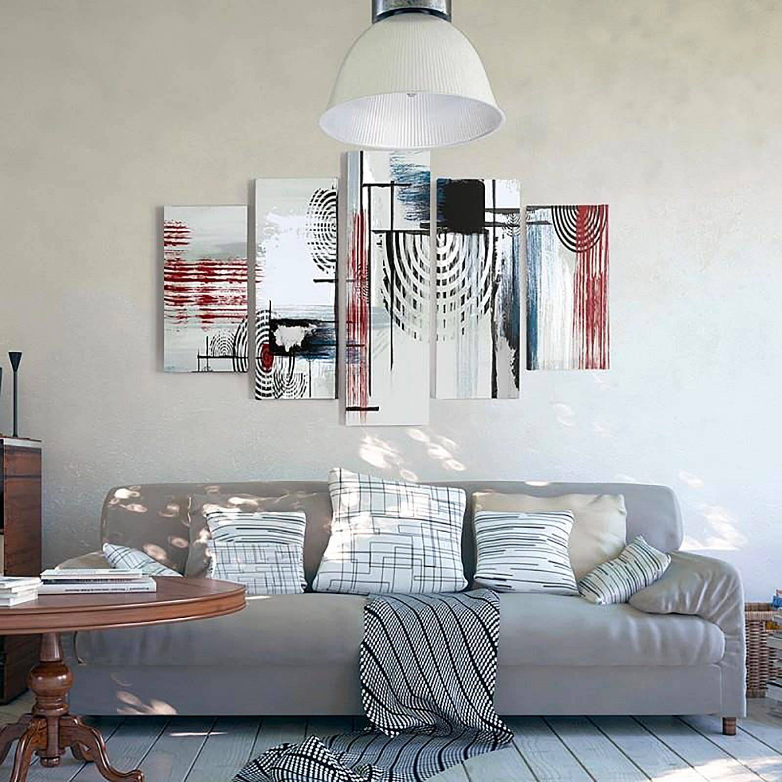 Tableau 1 boucliers - 100 x 70 cm - 4