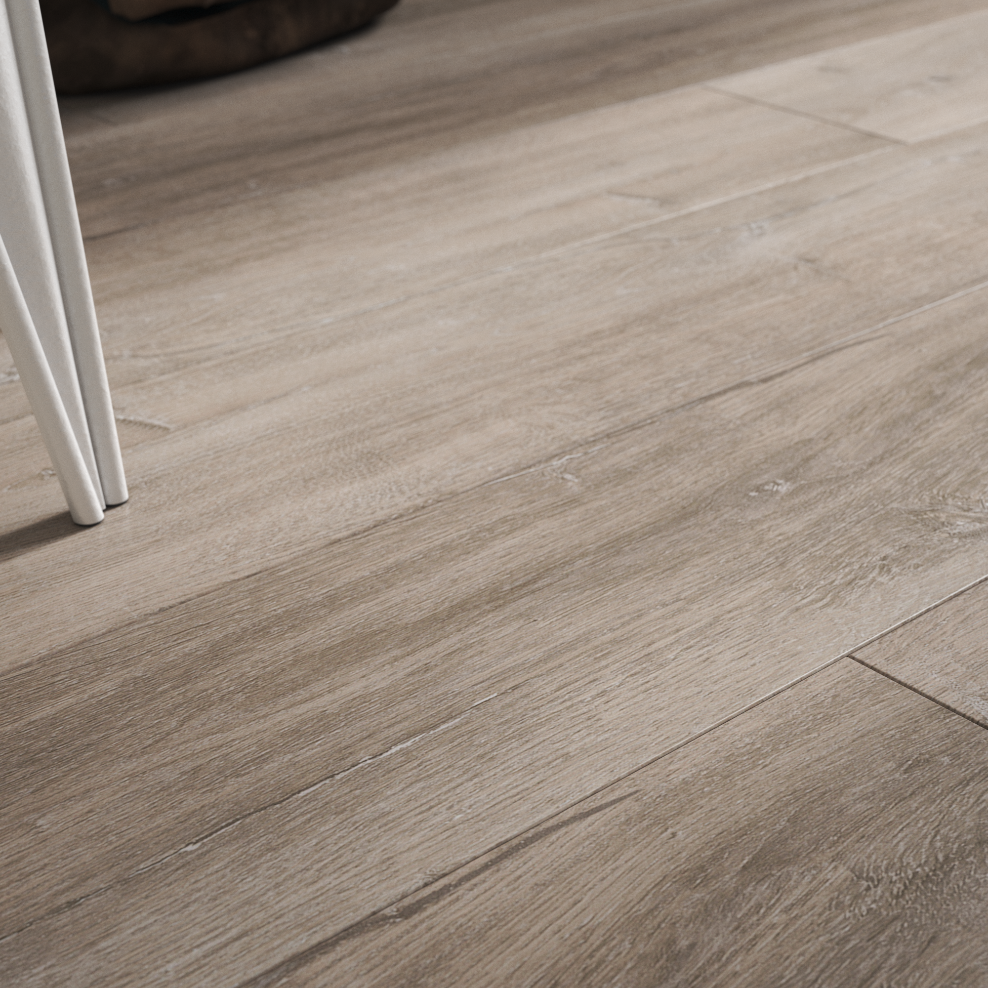 ARTENS - Lames PVC à clipser intenso extrem' XL sous couche intégrée- Effet bois grège - Epaisseur 5,5 mm - 1,54 m²/ 7 lames - MERIDA - 7