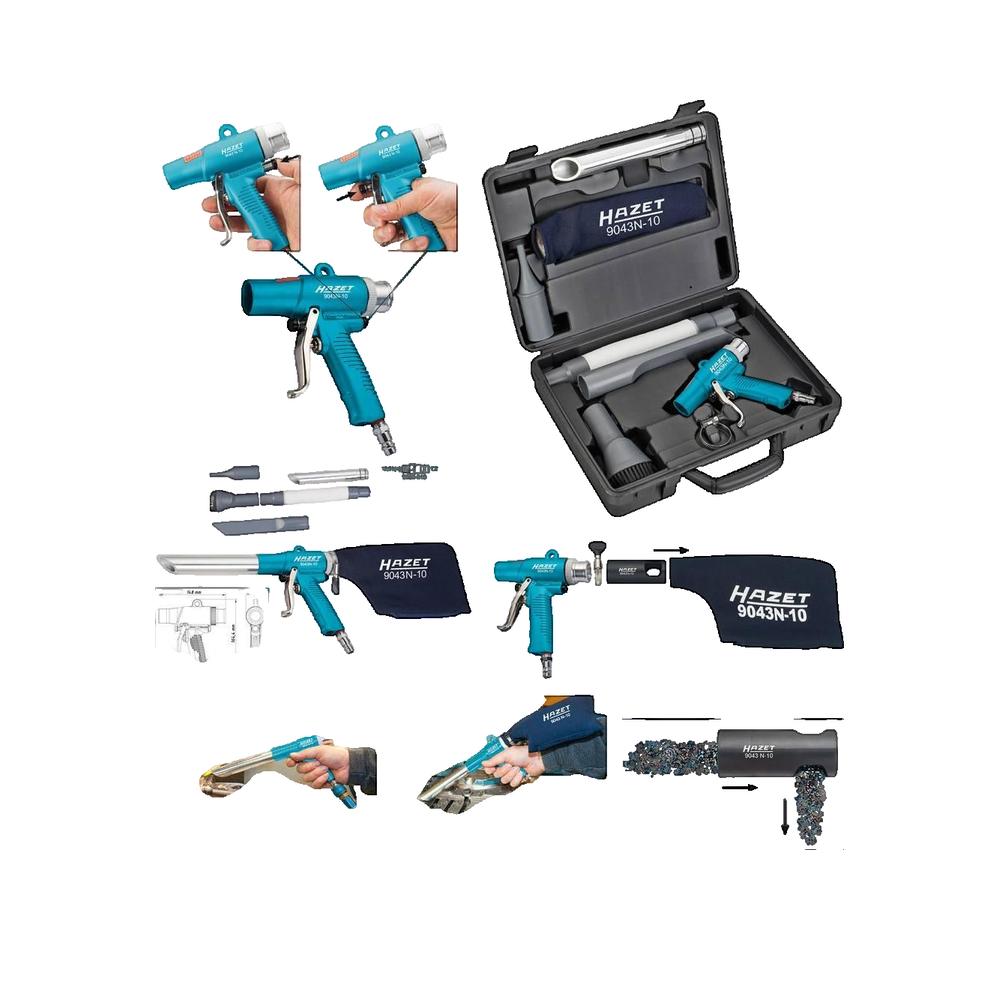 Pistolet do przedmuchiwania Hazet Metal ergonomiczny z deflektorem ochronnym