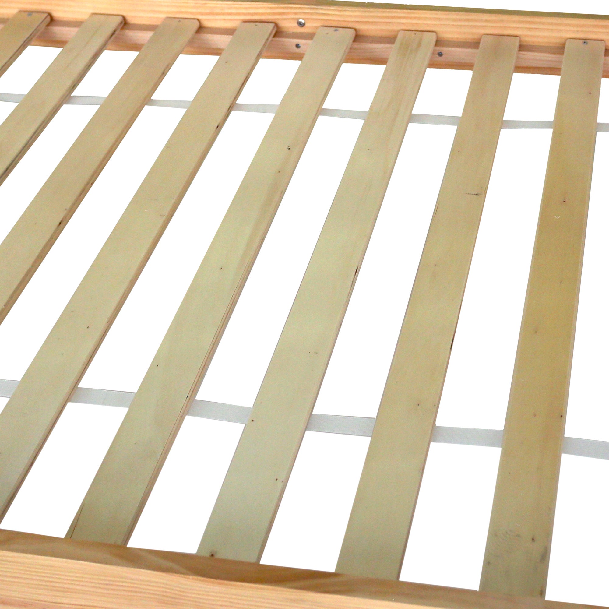 Lit superposé 90x200cm en pin massif - divisible en 2 lits simples - Naturel - 8