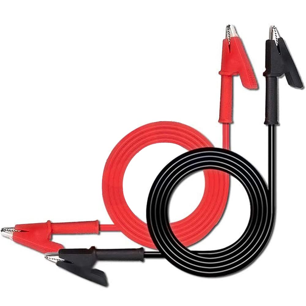 TECHNIC Set 28 Morsetti A Coccodrillo Isolati – Pinze Elettriche Regolabili In 6 Misure, Custodia Inclusa