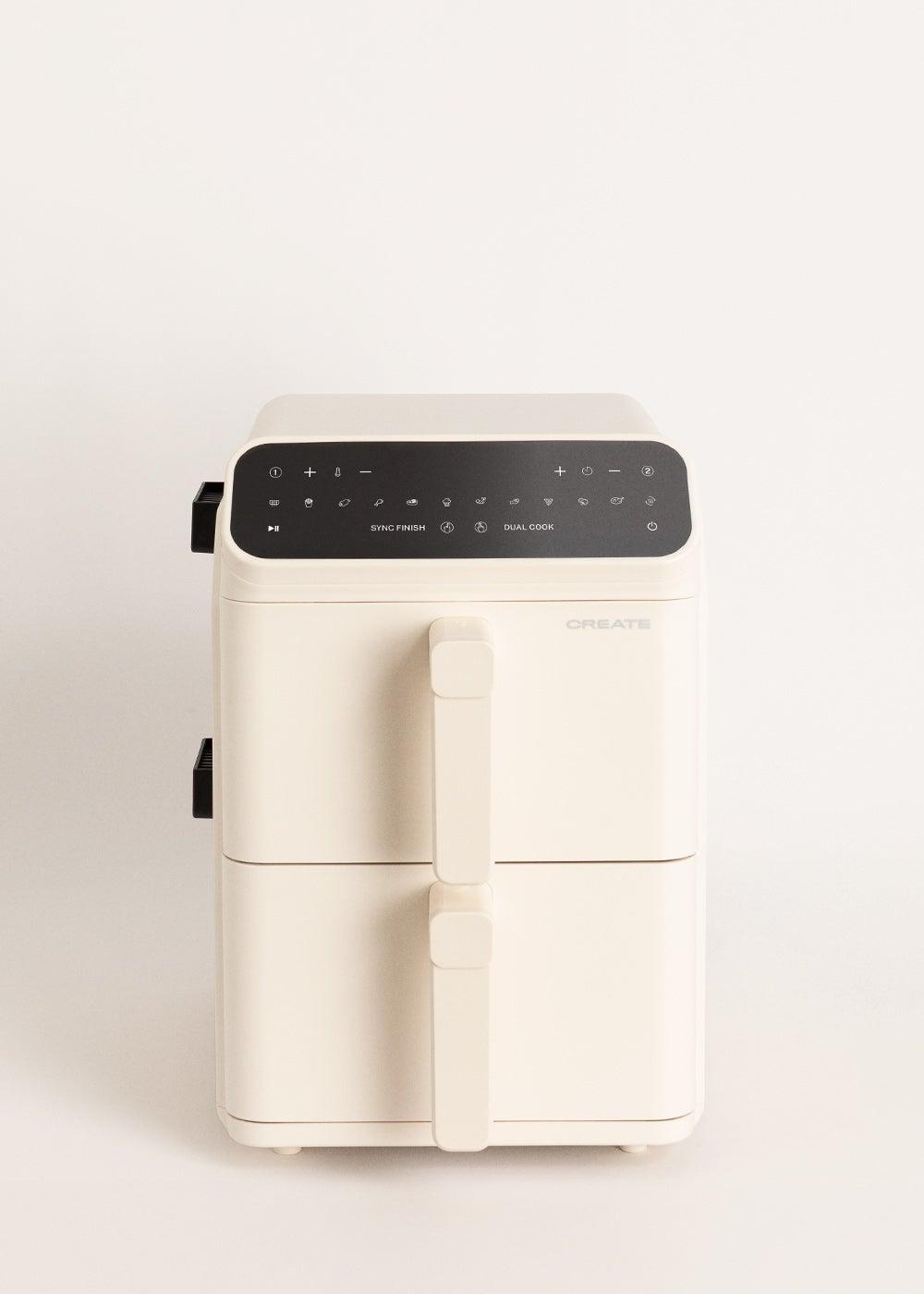 CREATE - AIR FRYER DUAL STACK - Frytkownica beztłuszczowa 11,2 L z podwójną warstwą i niezależną kontrolą - Blanc cassé - 5