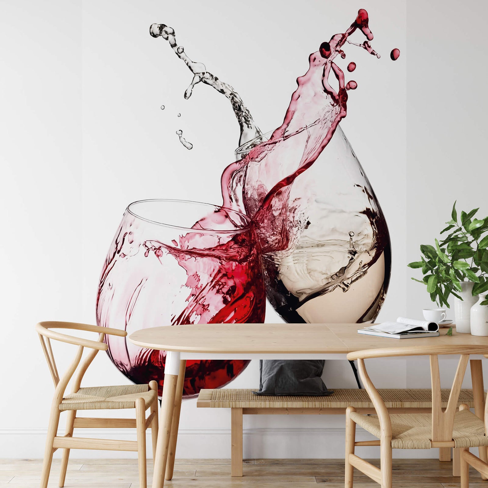 Galette de chaise Essentiel rouge