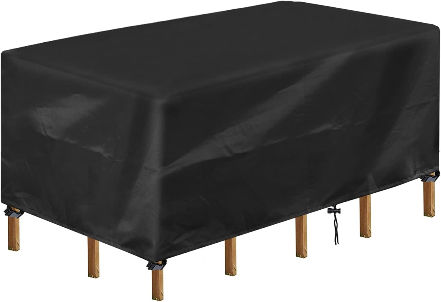 1 sztuka (170x94x70 cm) Obrus ogrodowy, prostokątny pokrowiec na meble ogrodowe, wodoodporny i odporny na promieniowanie UV, pokrowiec na stół i krze