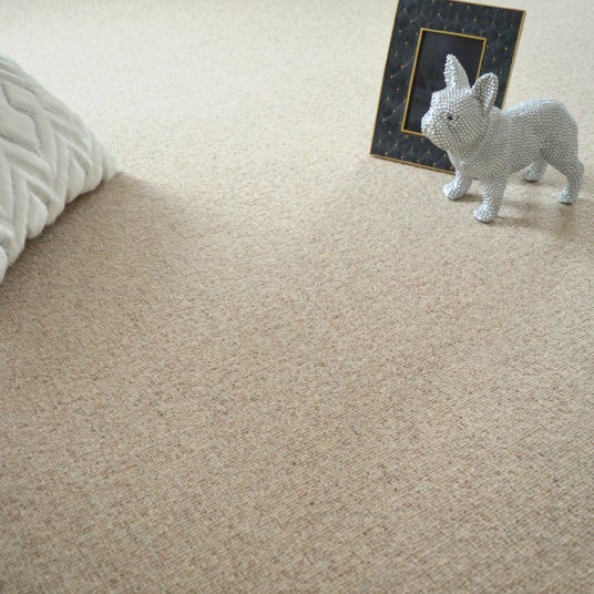 Moquette pure laine vierge bouclée - Killoo - Grège - Rouleau de 4m x 2m - 3