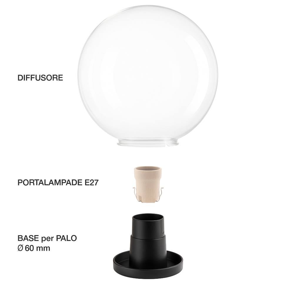 LAMPE GLOBO TRANSPARENTE 25 VOLTS CM 230 MAX WATT 60 E27 - 4